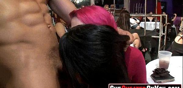  40 Awesome orgy at club with hot bitches! 40